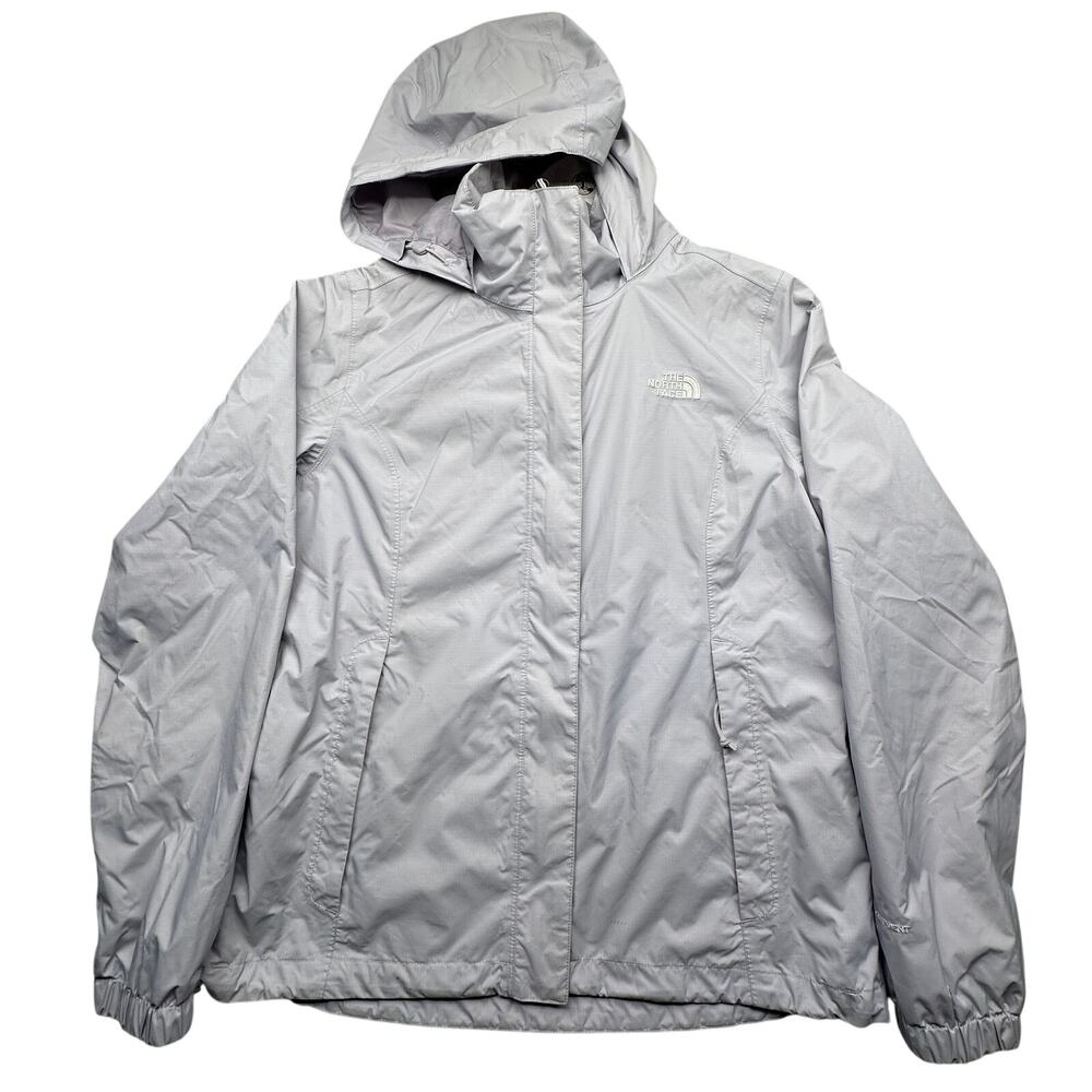 The North Face Resolve Waterproof Jacket Womens Medium NF0A2VCU Purple Hooded